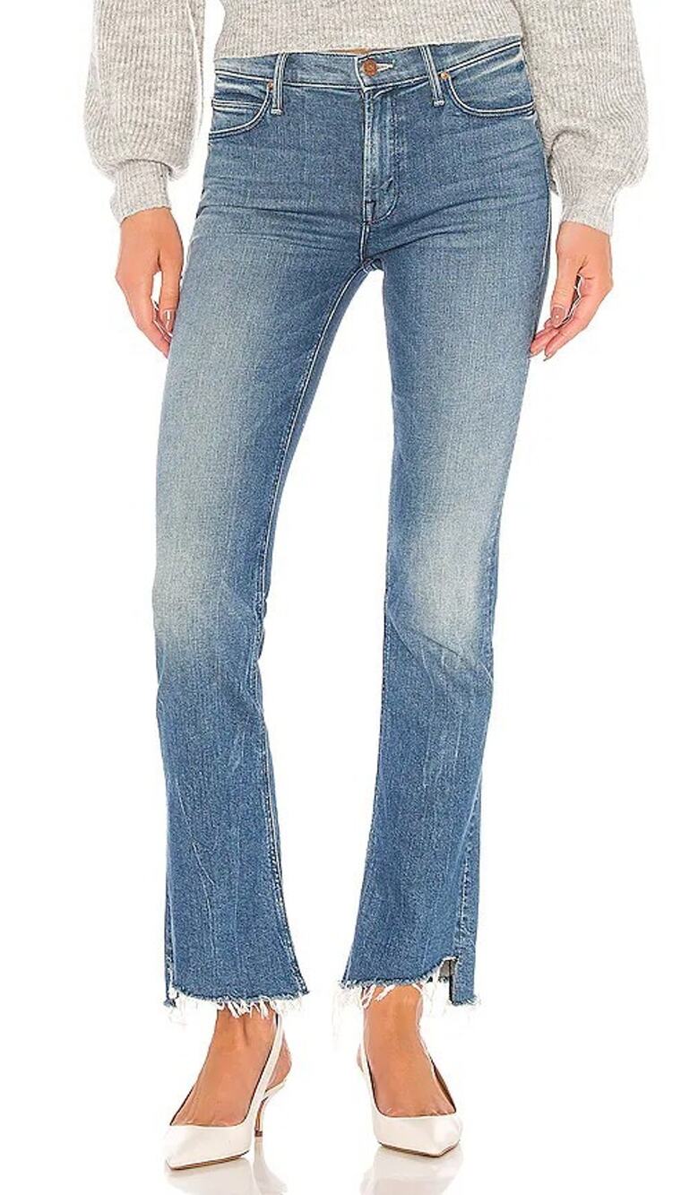 MOTHER The Runaway Step Fray Jeans Runaway Train Size 31
